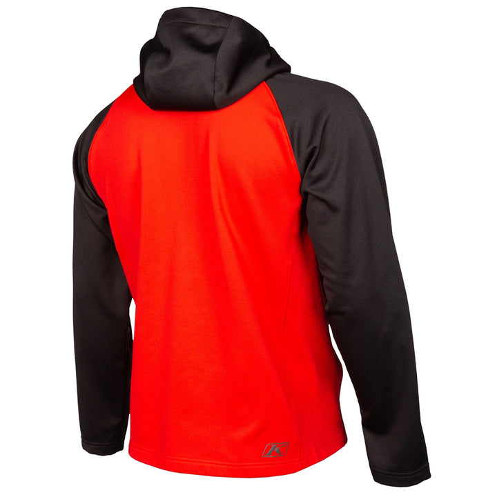 Klim Alpha Hoodie - High Risk Red - Black