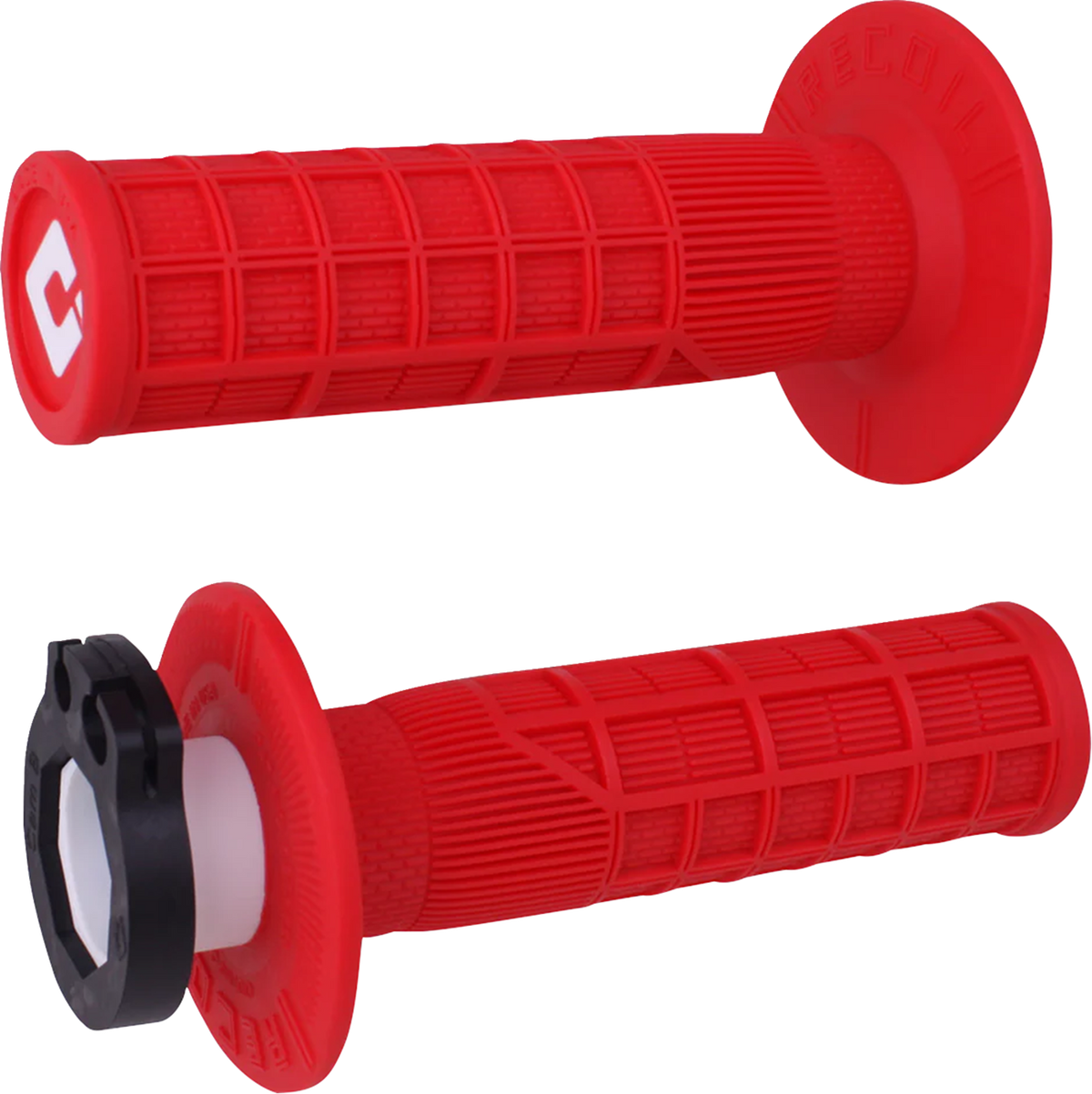 ODI Recoil SX/MX V2 Lock-On Motorcycle Grips, Red - H36RCR