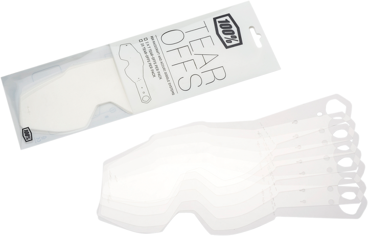 100% Accuri/Racecraft/Strata Tear-Offs - Laminated