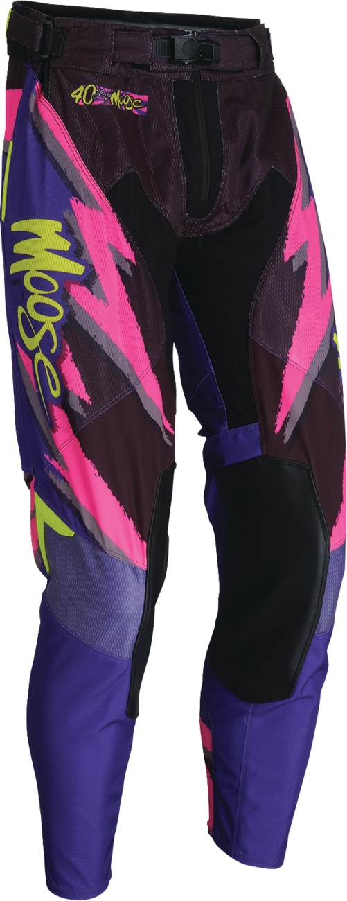Moose Racing Sahara LE Pants - White/Black/Purple