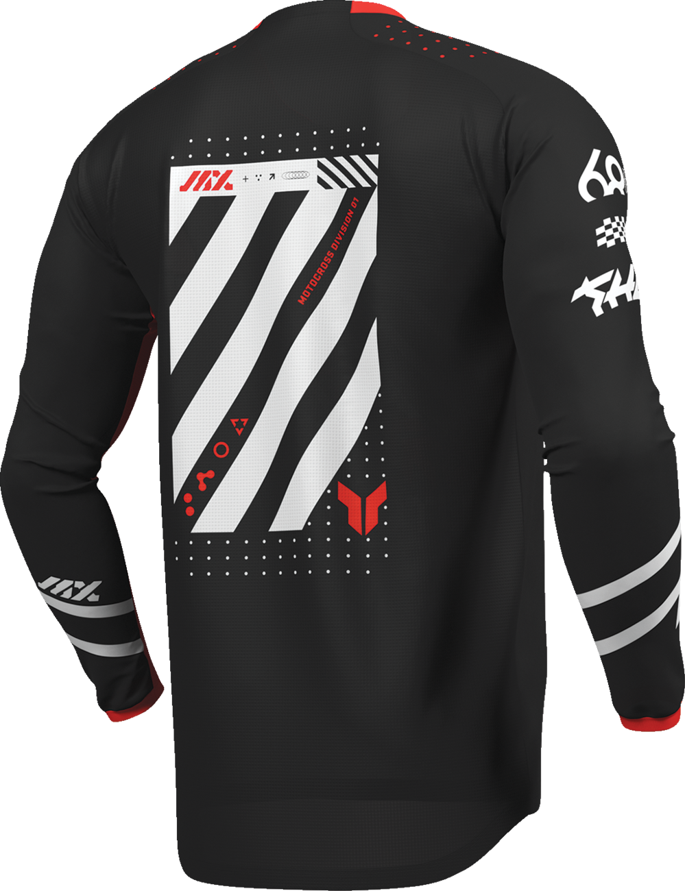 Thor Youth Launchmode Futura Jersey - Black/Red