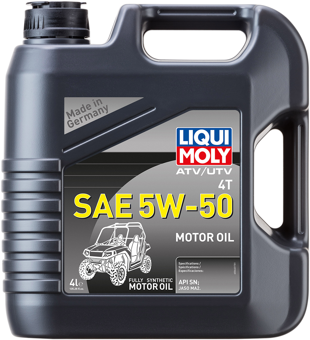 Liqui Moly ATV 4T Synthetic 5W-50 Engine Oil - 5W-50 - 4 liter