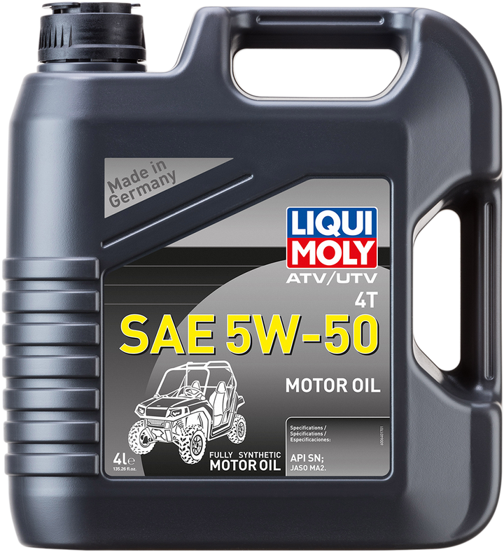 Liqui Moly ATV 4T Synthetic 5W-50 Engine Oil - 5W-50 - 4 liter