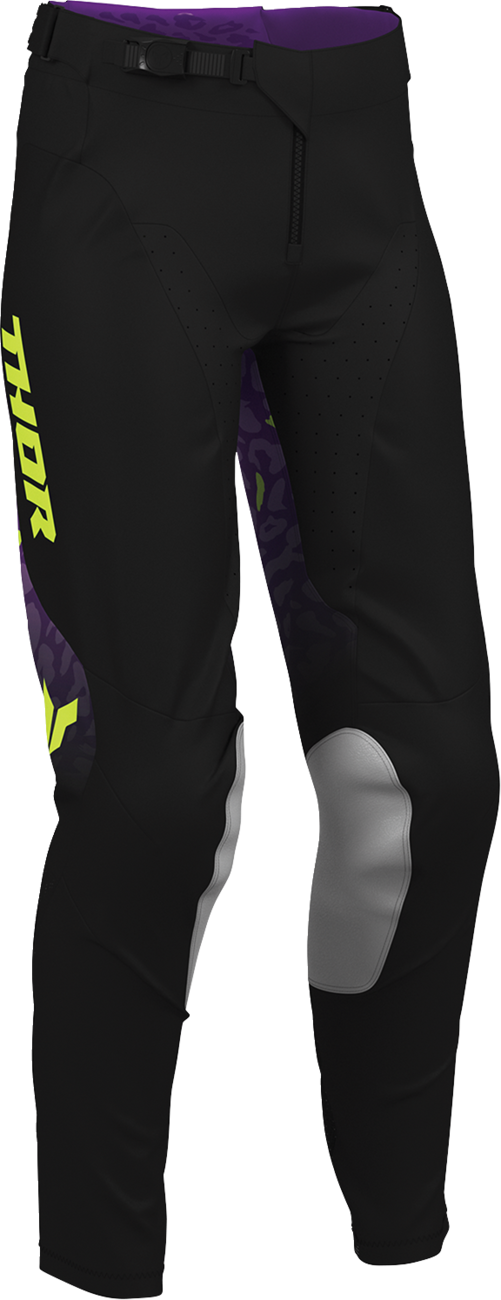 Thor Women's Launchmode Spotted Pants - Black/Purple
