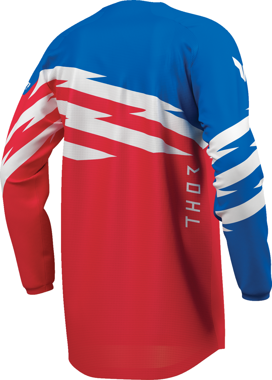 Thor Youth Launchmode Shockie Jersey - Red/Blue