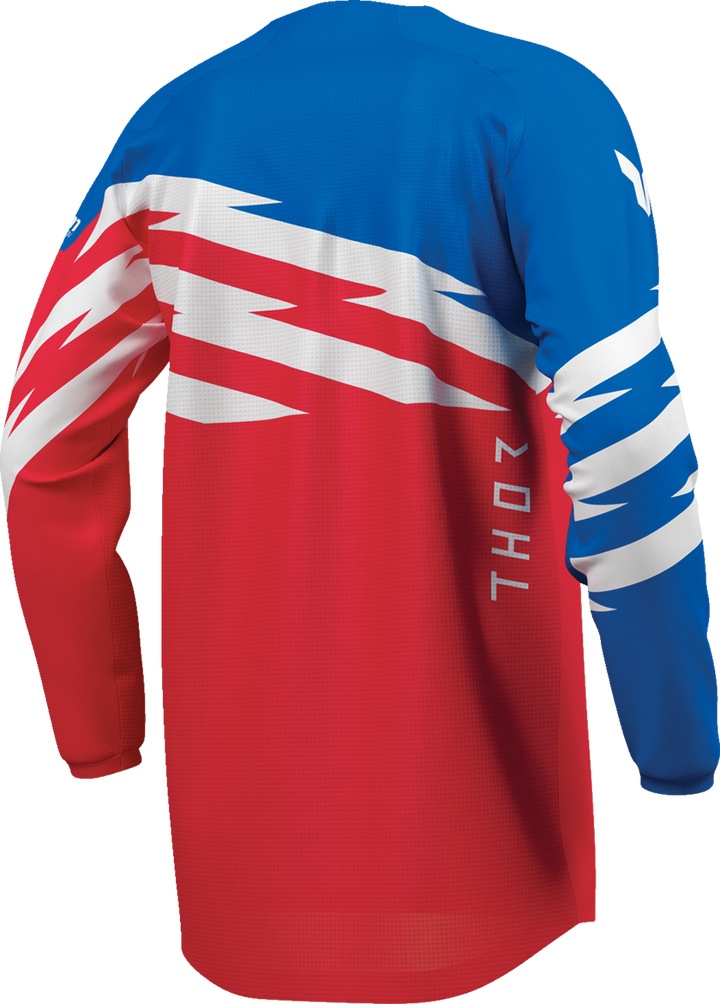 Thor Youth Launchmode Shockie Jersey - Red/Blue