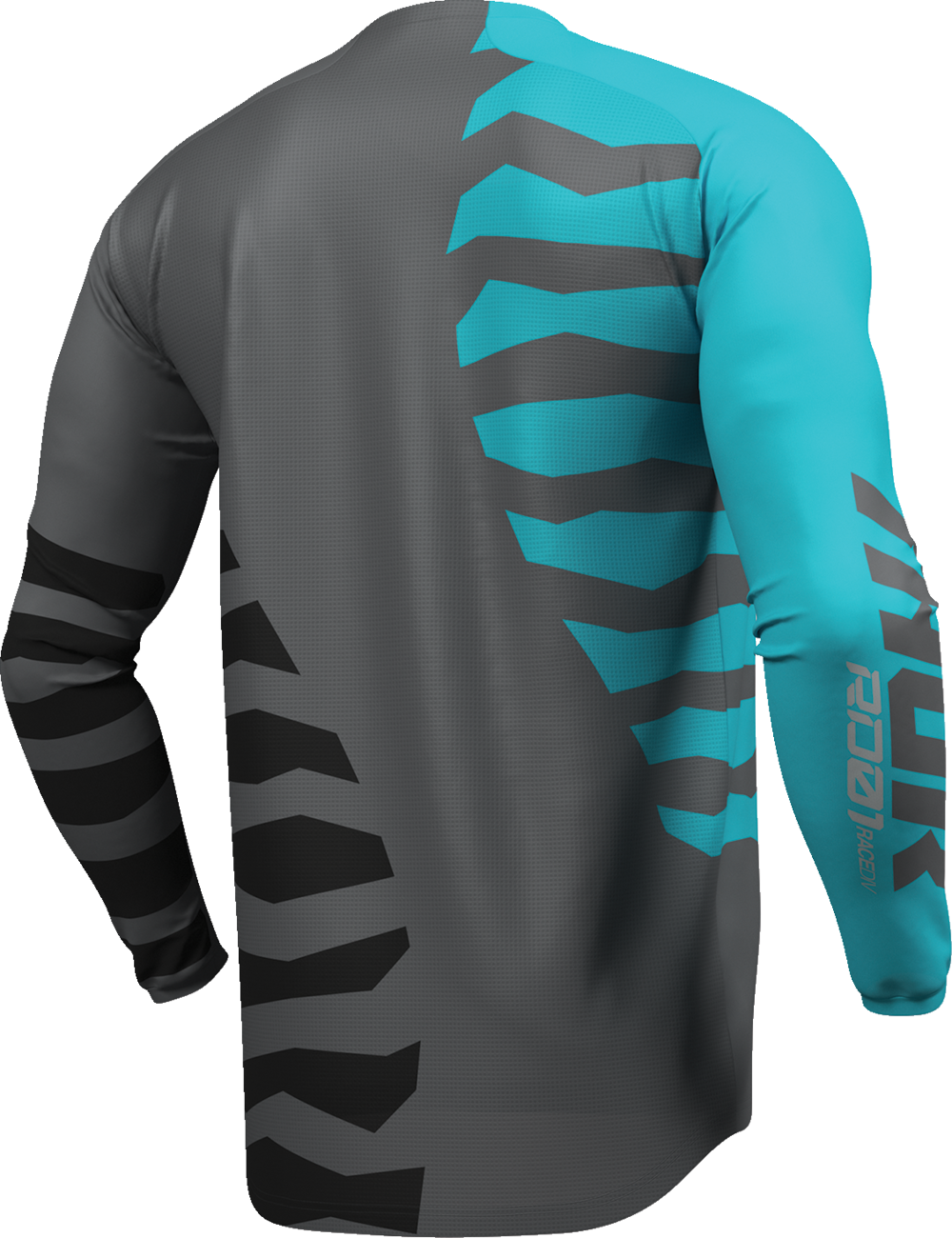 Thor Launchmode Shredder Jersey - Charcoal/Aqua
