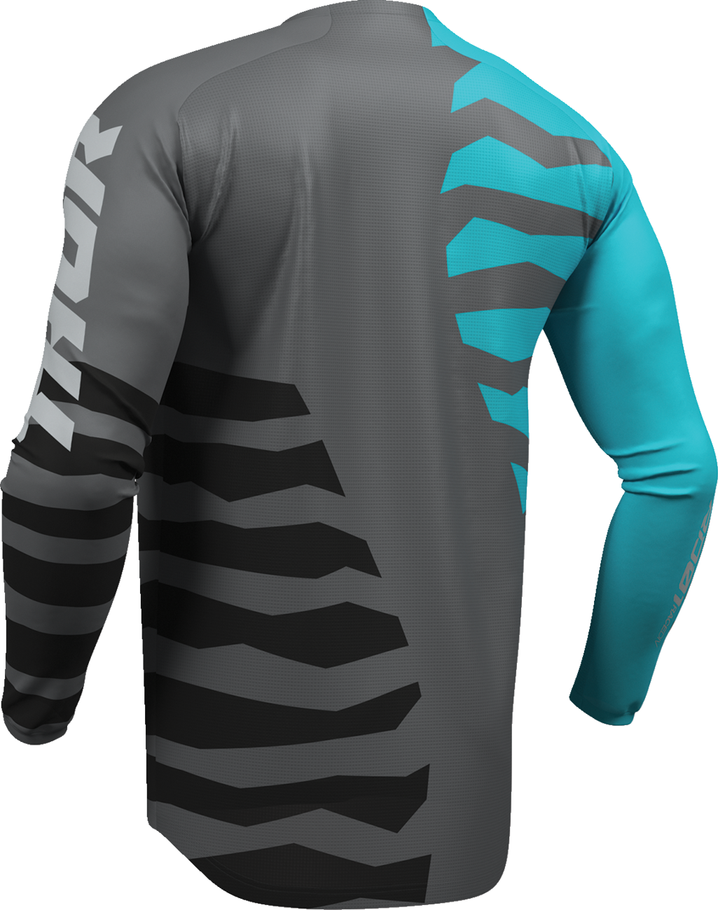 Thor Launchmode Shredder Jersey - Charcoal/Aqua