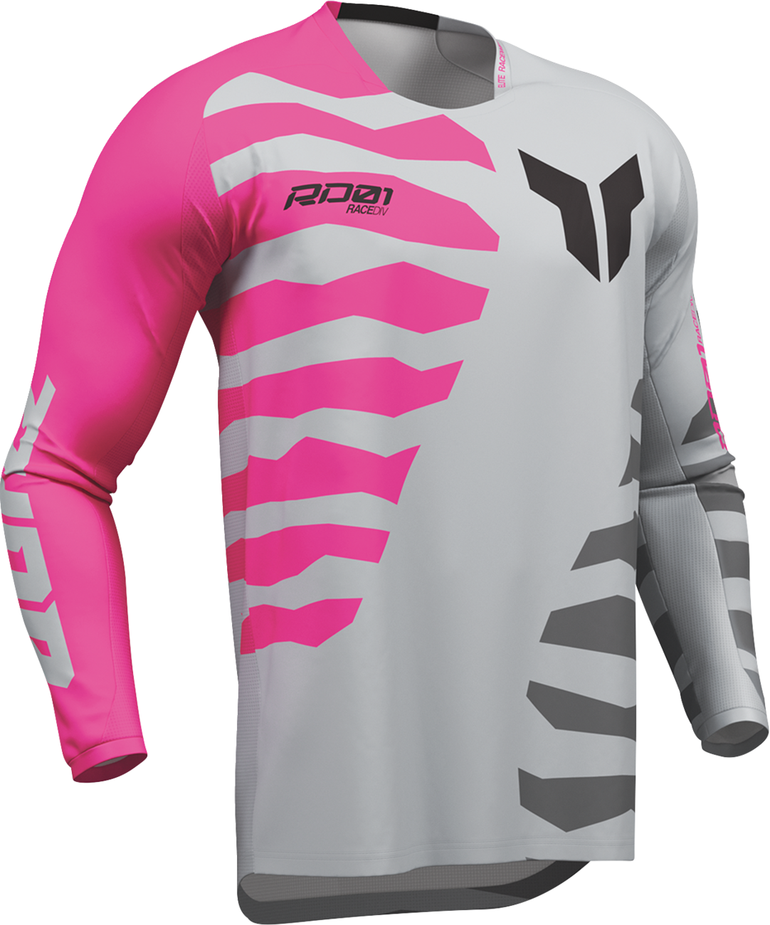 Thor Launchmode Shredder Jersey - Gray/Fuchsia