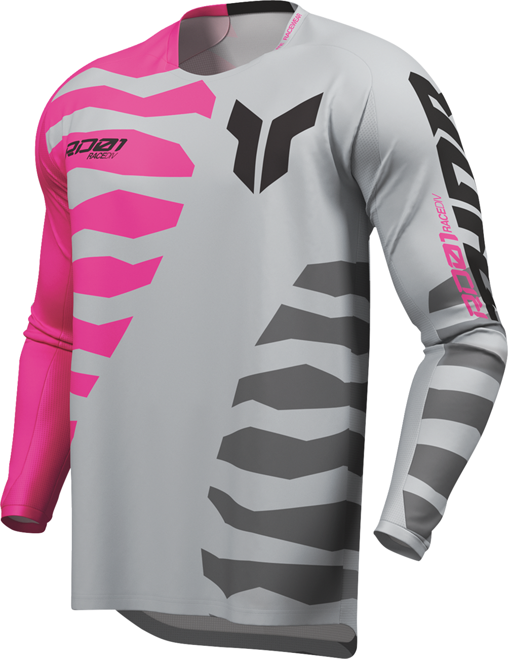 Thor Launchmode Shredder Jersey - Gray/Fuchsia