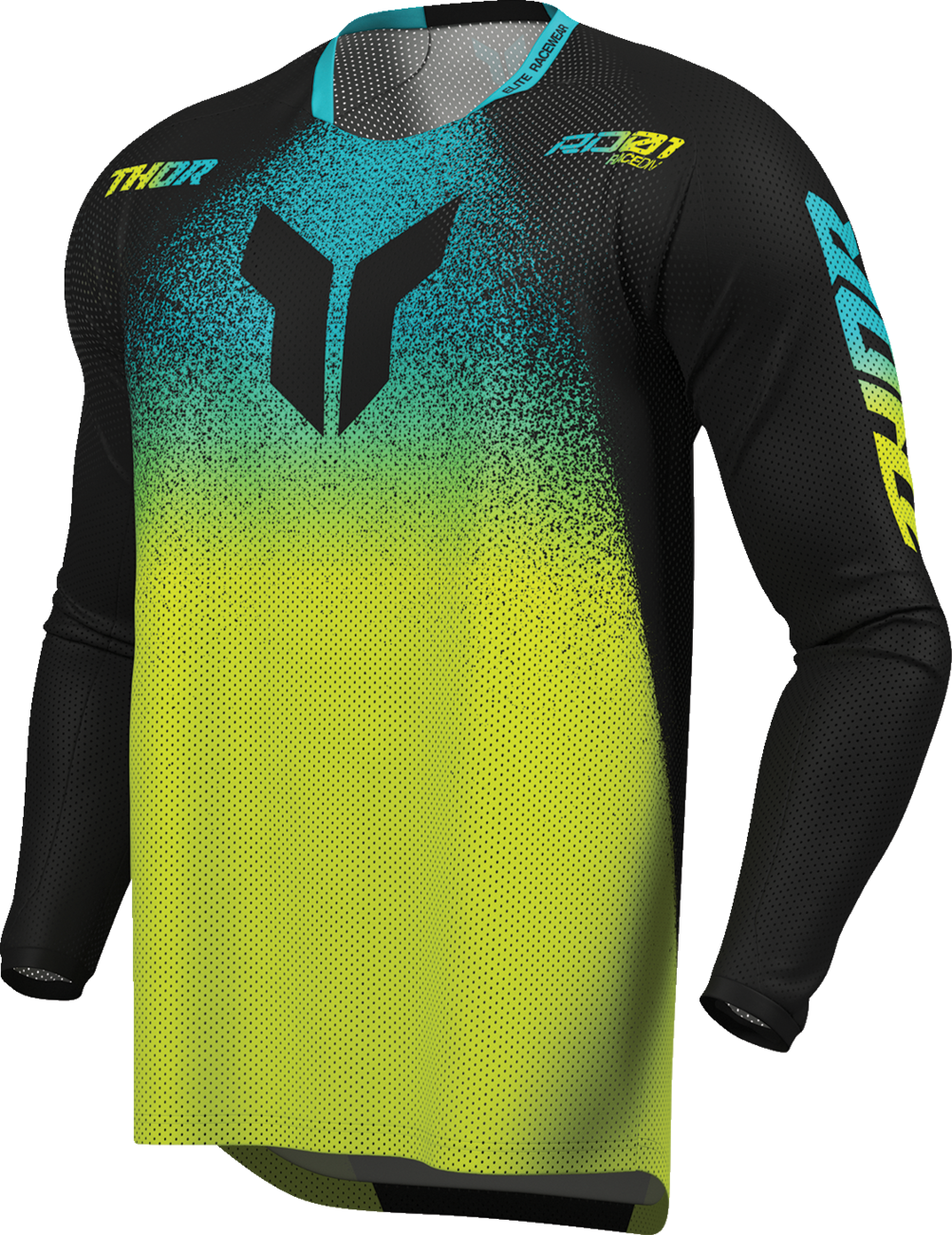 Thor Launchmode Air Darkside Jersey - Black/Acid