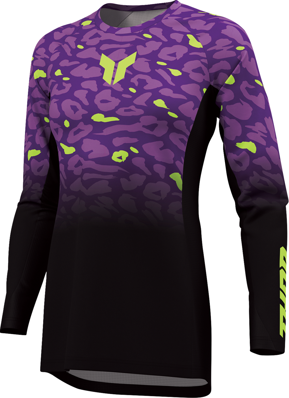 Thor Women's Launchmode Spotted Jersey - Black/Purple