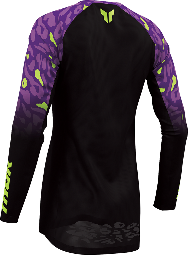 Thor Women's Launchmode Spotted Jersey - Black/Purple