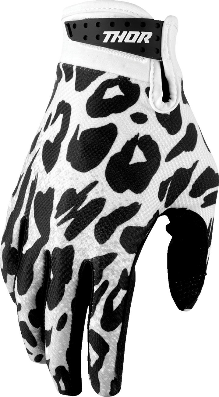 Thor Youth Launchmode Namir Gloves - White/Black