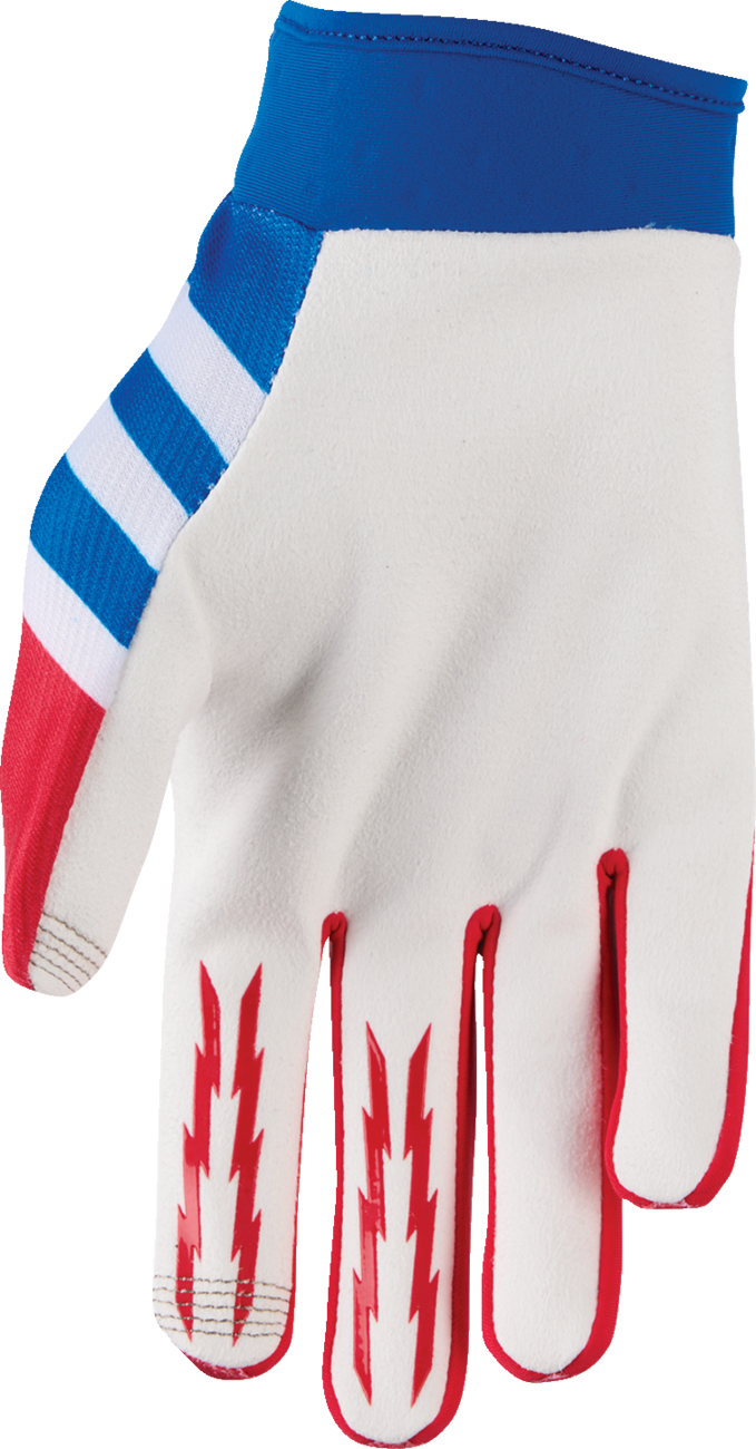 Thor Youth Launchmode Shockie Gloves - Red/Blue