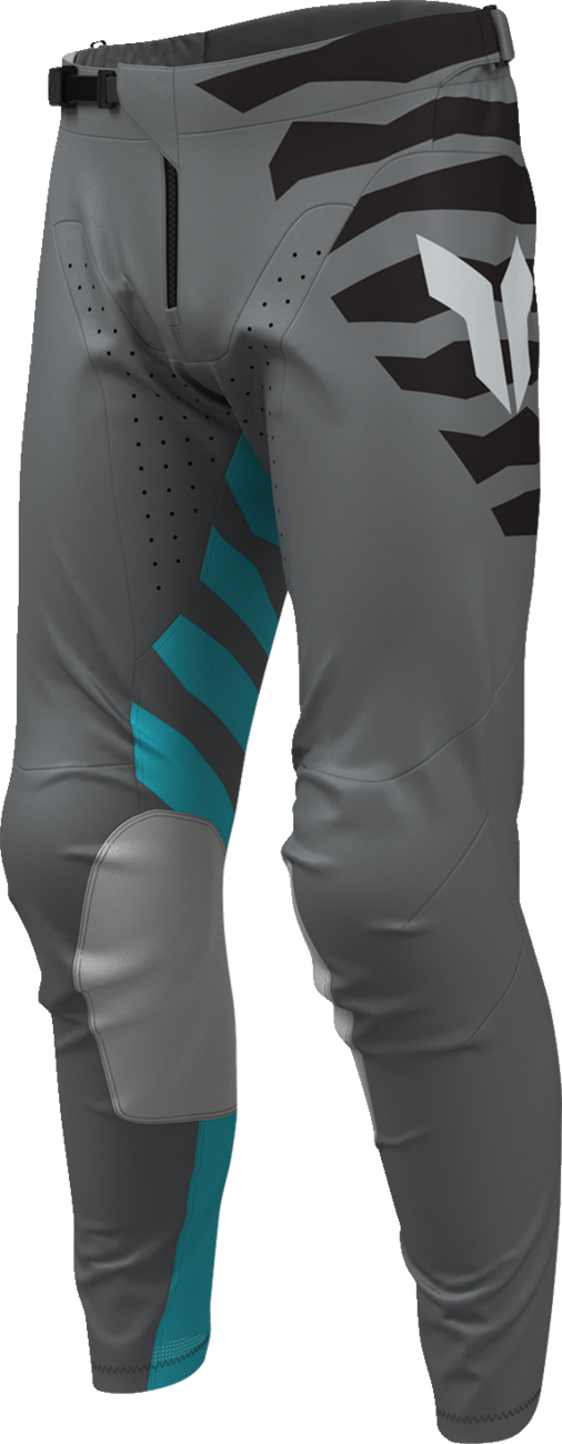 Thor Launchmode Shredder Pants - Charcoal/Aqua