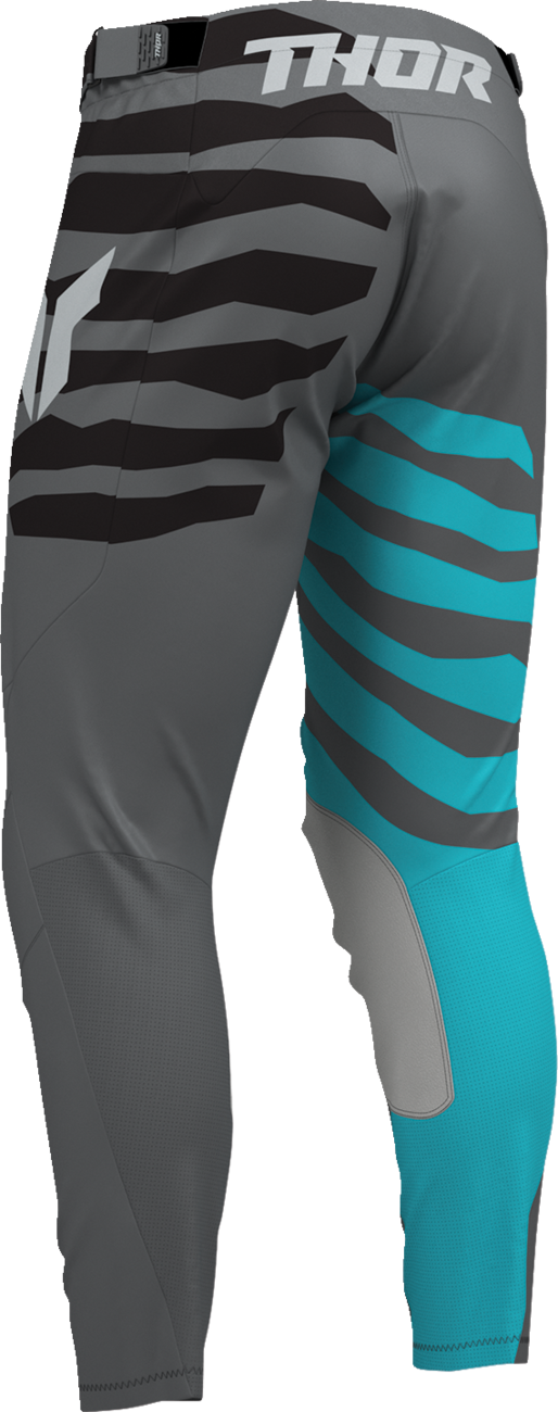 Thor Launchmode Shredder Pants - Charcoal/Aqua