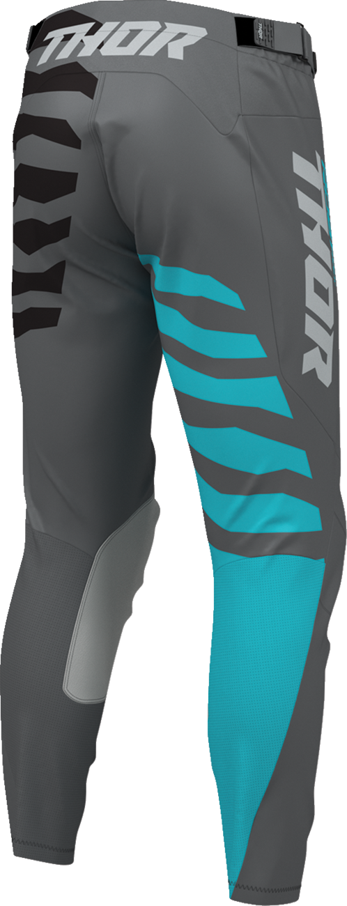 Thor Launchmode Shredder Pants - Charcoal/Aqua