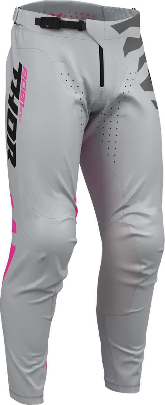 Thor Launchmode Shredder Pants - Gray/Fuchsia