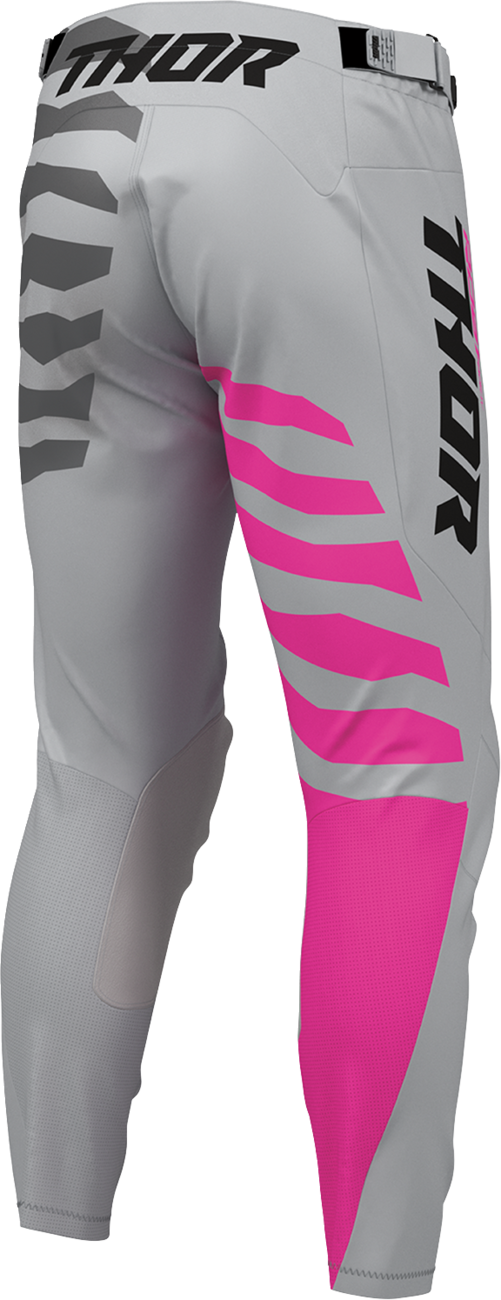 Thor Launchmode Shredder Pants - Gray/Fuchsia