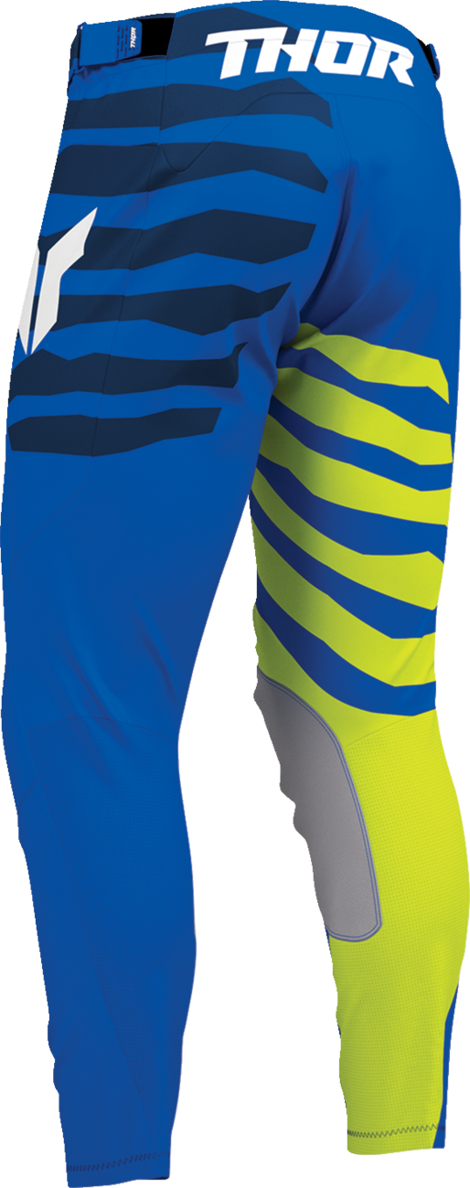 Thor Launchmode Shredder Pants - Blue/Acid