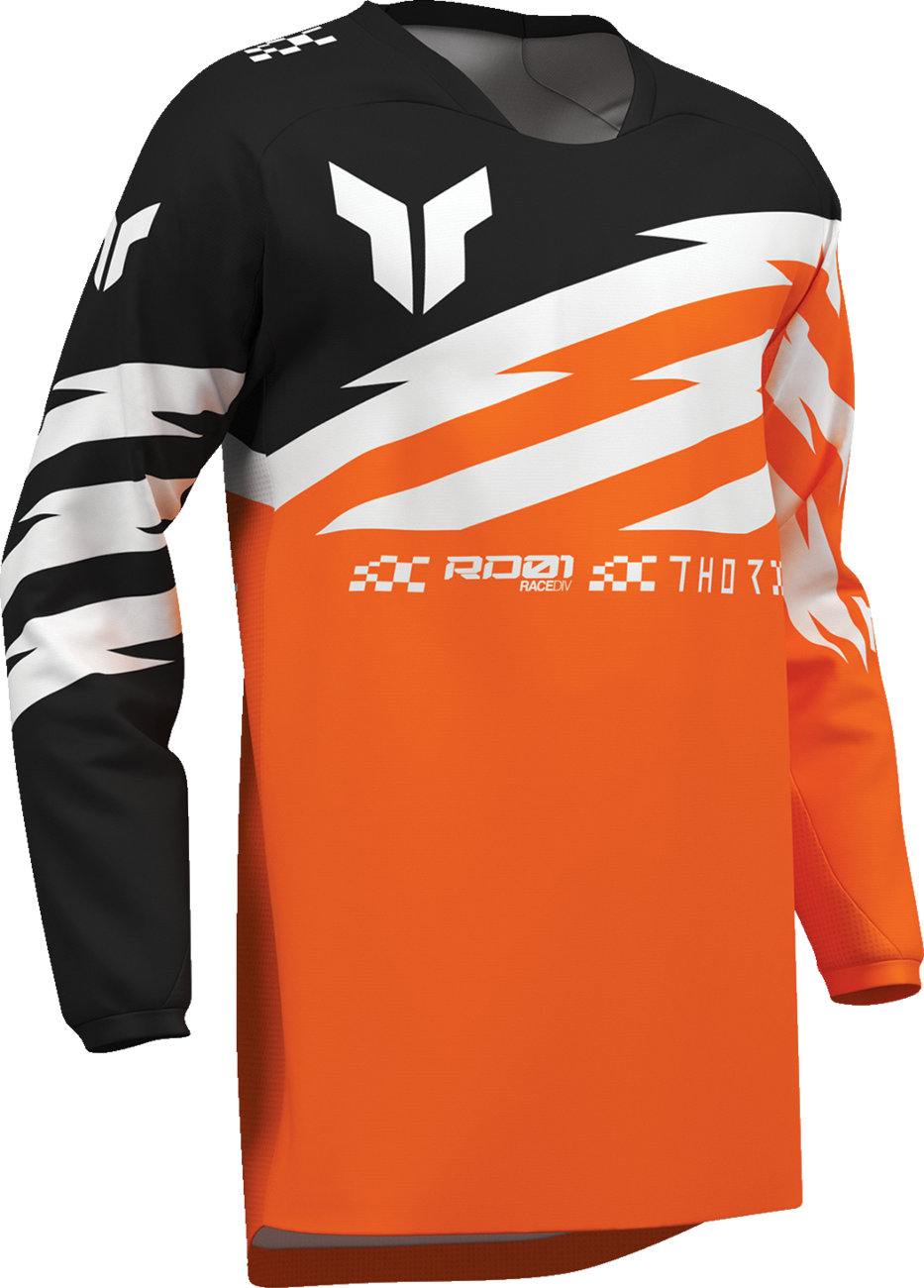 Thor Youth Launchmode Shockie Jersey - Fluo Orange/Black