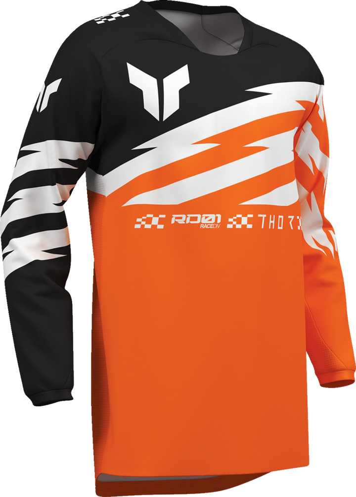 Thor Youth Launchmode Shockie Jersey - Fluo Orange/Black