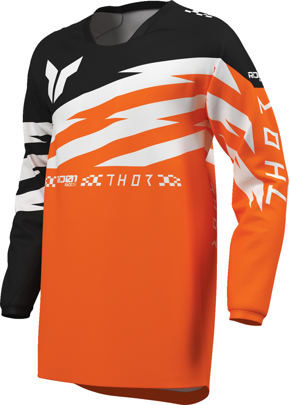 Thor Youth Launchmode Shockie Jersey - Fluo Orange/Black