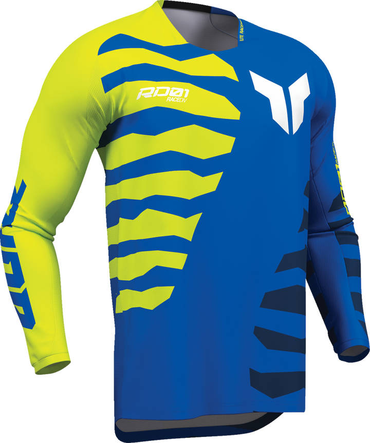 Thor Launchmode Shredder Jersey - Blue/Acid