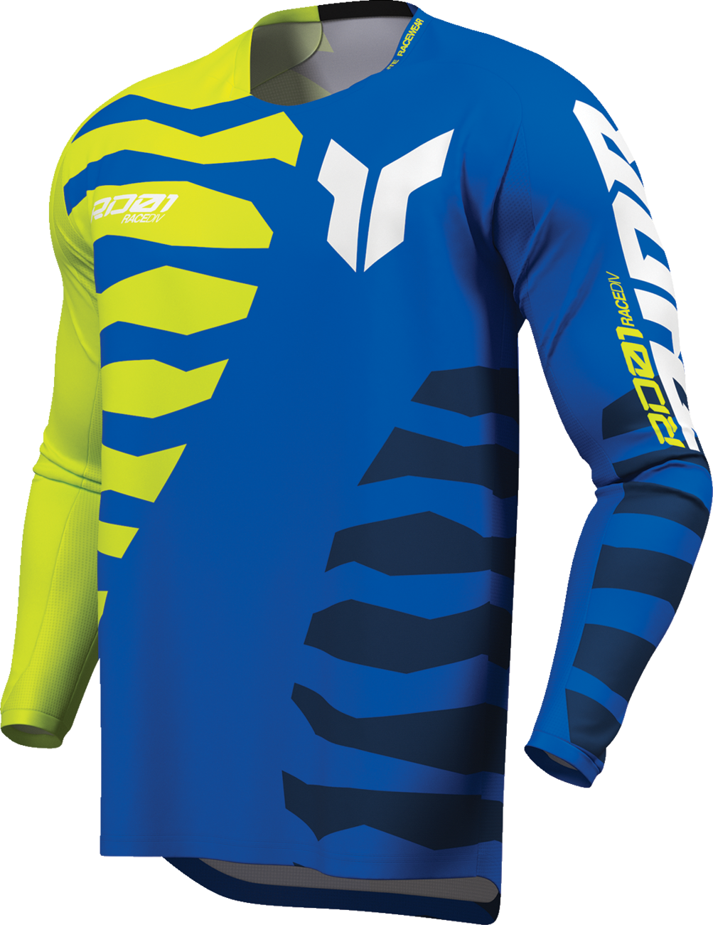Thor Launchmode Shredder Jersey - Blue/Acid
