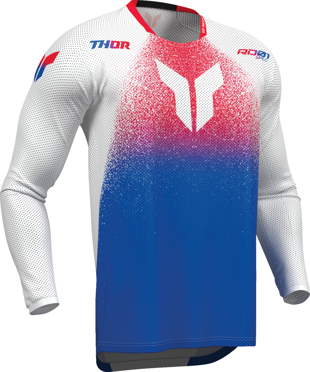 Thor Launchmode Air Darkside Jersey - White/Blue