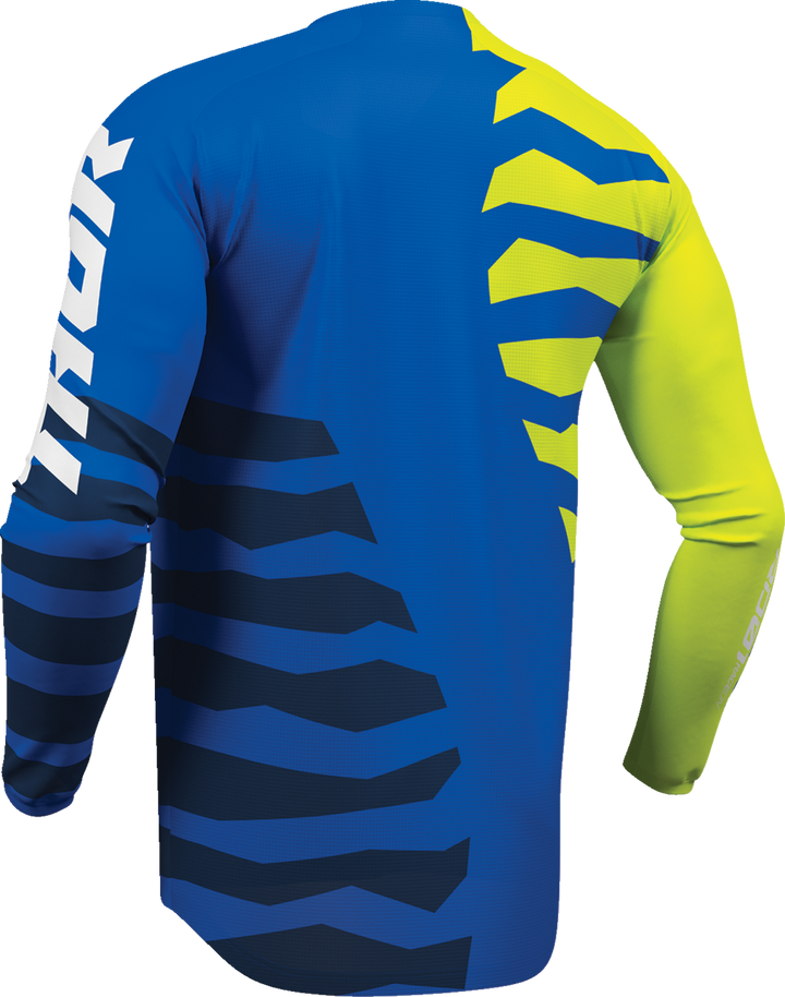 Thor Launchmode Shredder Jersey - Blue/Acid