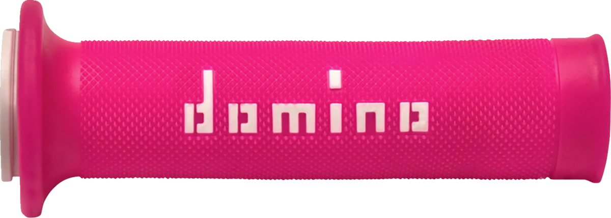 DOMINO MotoGP Dual-Compound Motorcycle Grips, Fuchsia/White, Part A01041C4643B7-0