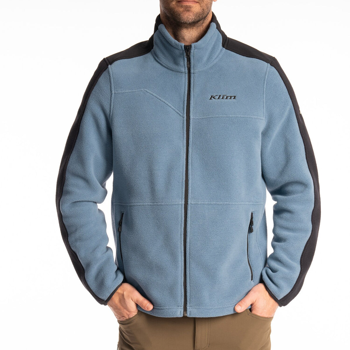 Teton Crest Fleece Jacket - Blue Fusion - Black
