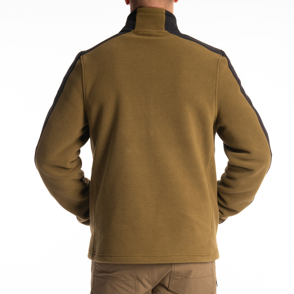 Teton Crest Fleece Jacket - Dark Olive - Black