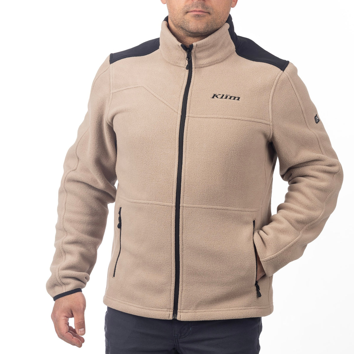 Teton Crest Fleece Jacket - Montana Tan - Black