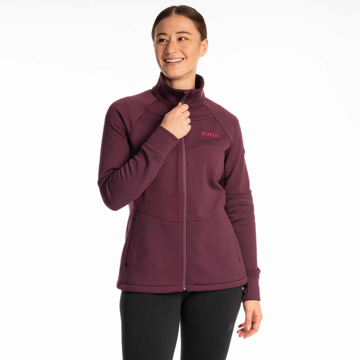 Swan Valley Fleece Jacket - Italian Plum