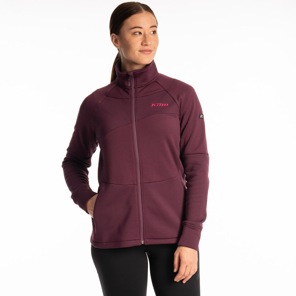 Swan Valley Fleece Jacket - Italian Plum