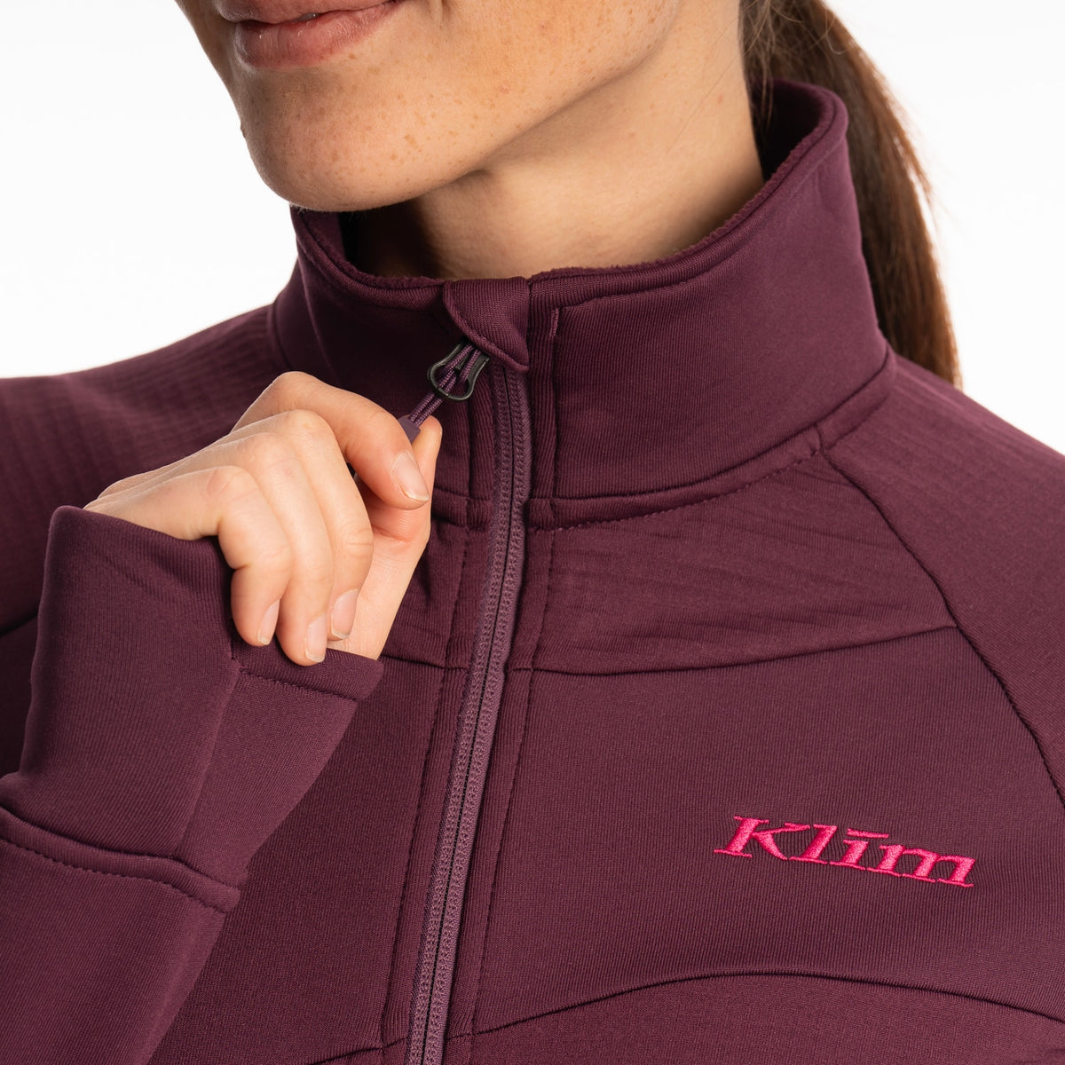 Swan Valley Fleece Jacket - Italian Plum