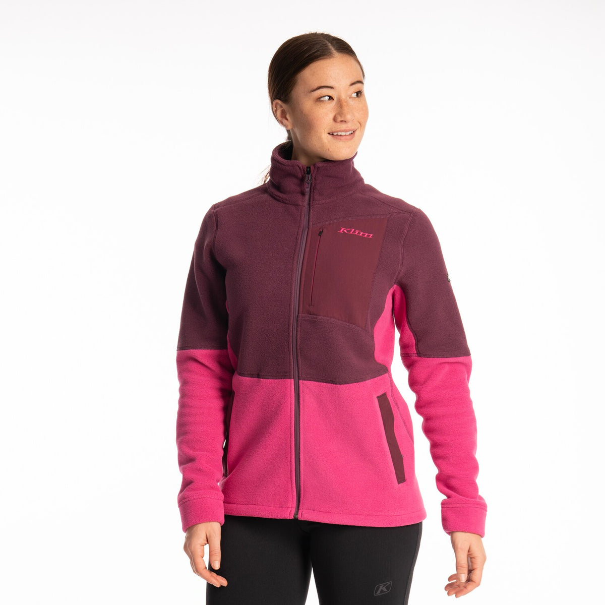 Darby Canyon Fleece Jacket - Fuchsia Red - Italian Plum