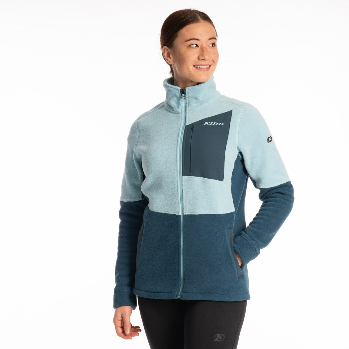 Darby Canyon Fleece Jacket - Reflecting Pond - Milky Blue