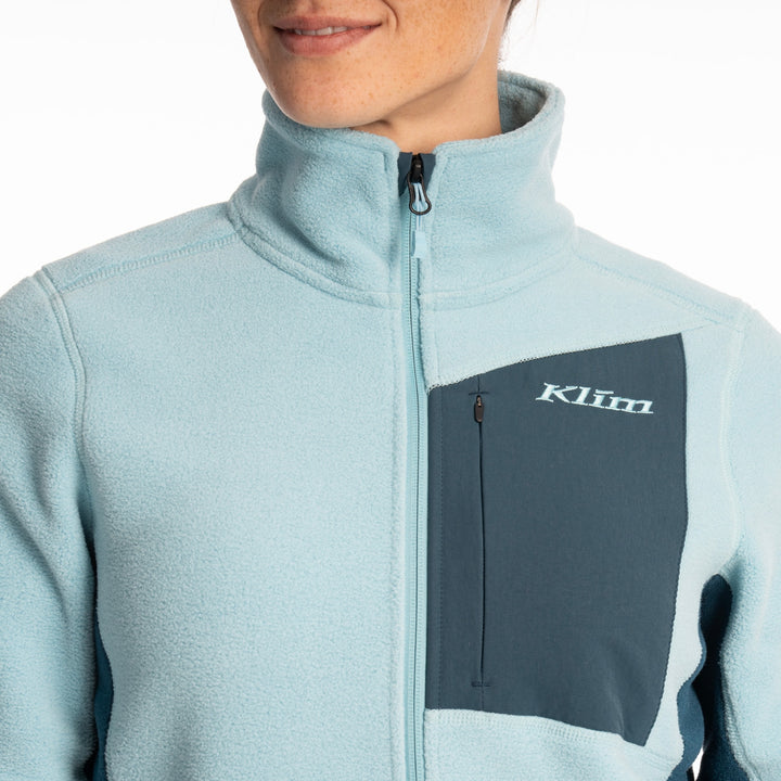 Darby Canyon Fleece Jacket - Reflecting Pond - Milky Blue