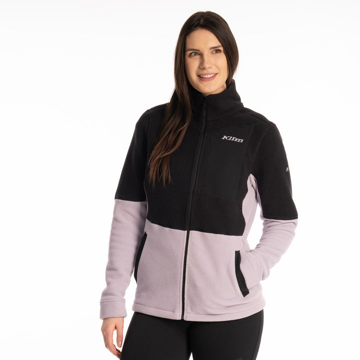 Darby Canyon Fleece Jacket - Wisteria - Black