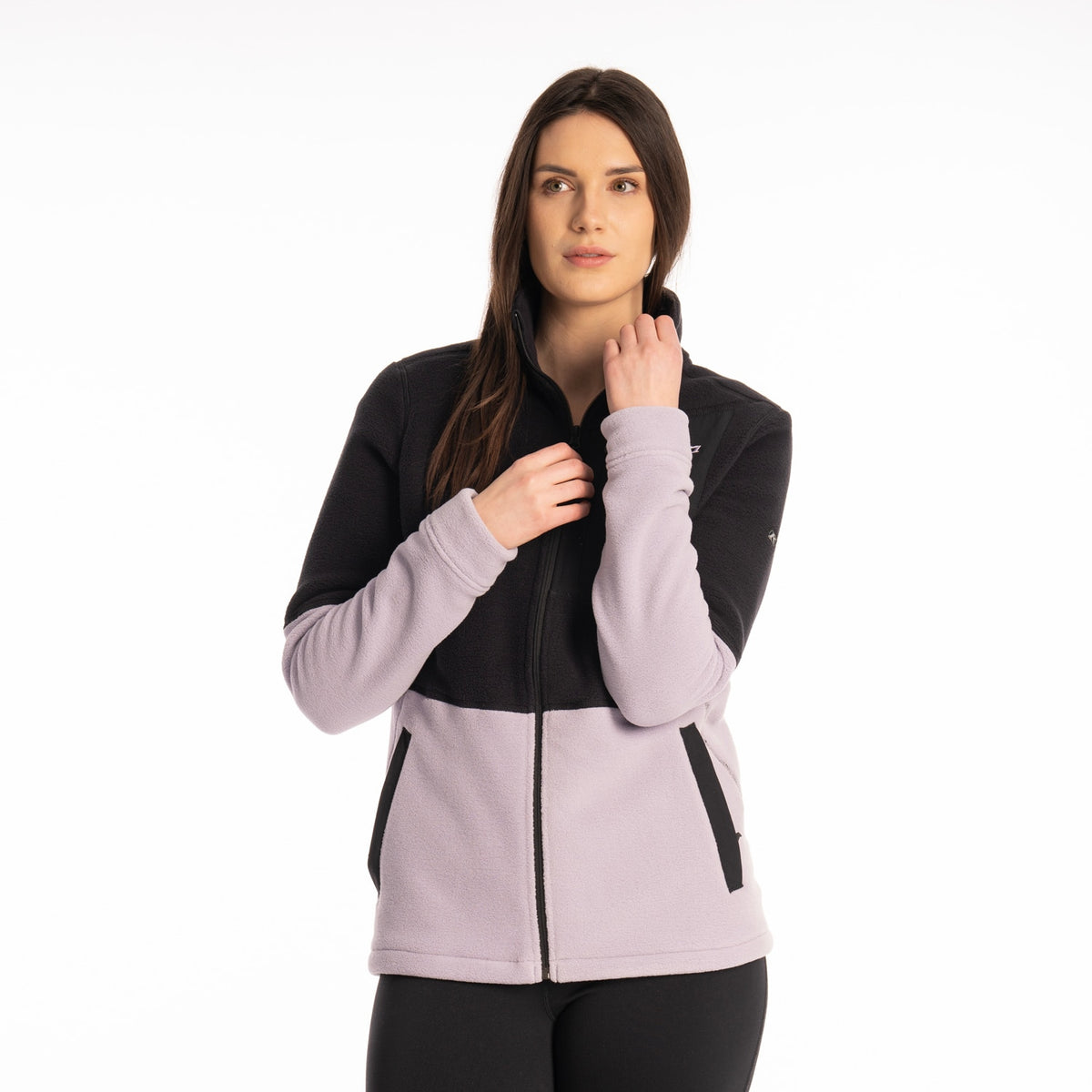 Darby Canyon Fleece Jacket - Wisteria - Black