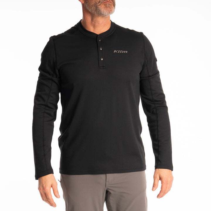Klim Sidewinder Wool Long Sleeve Shirt - Black