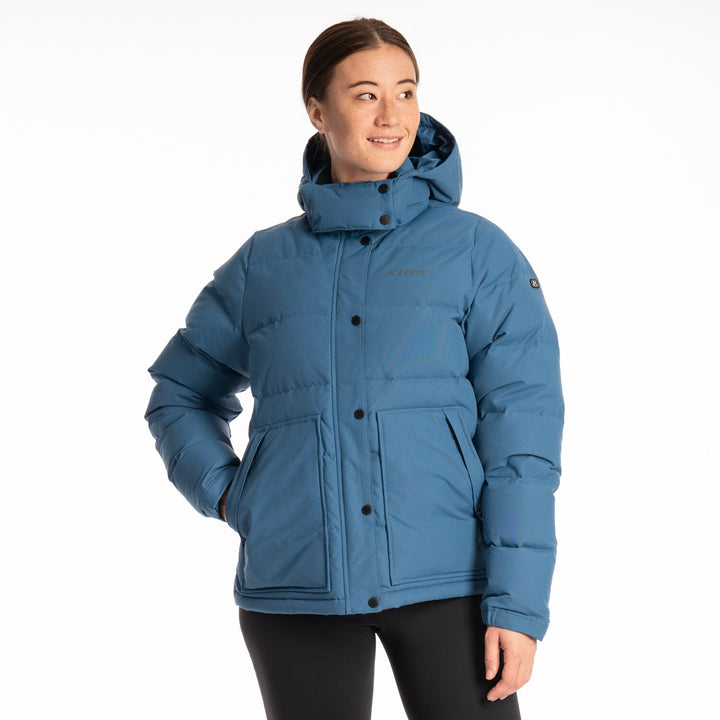 Klim Pine Haven Down Hooded Jacket - Dark Blue
