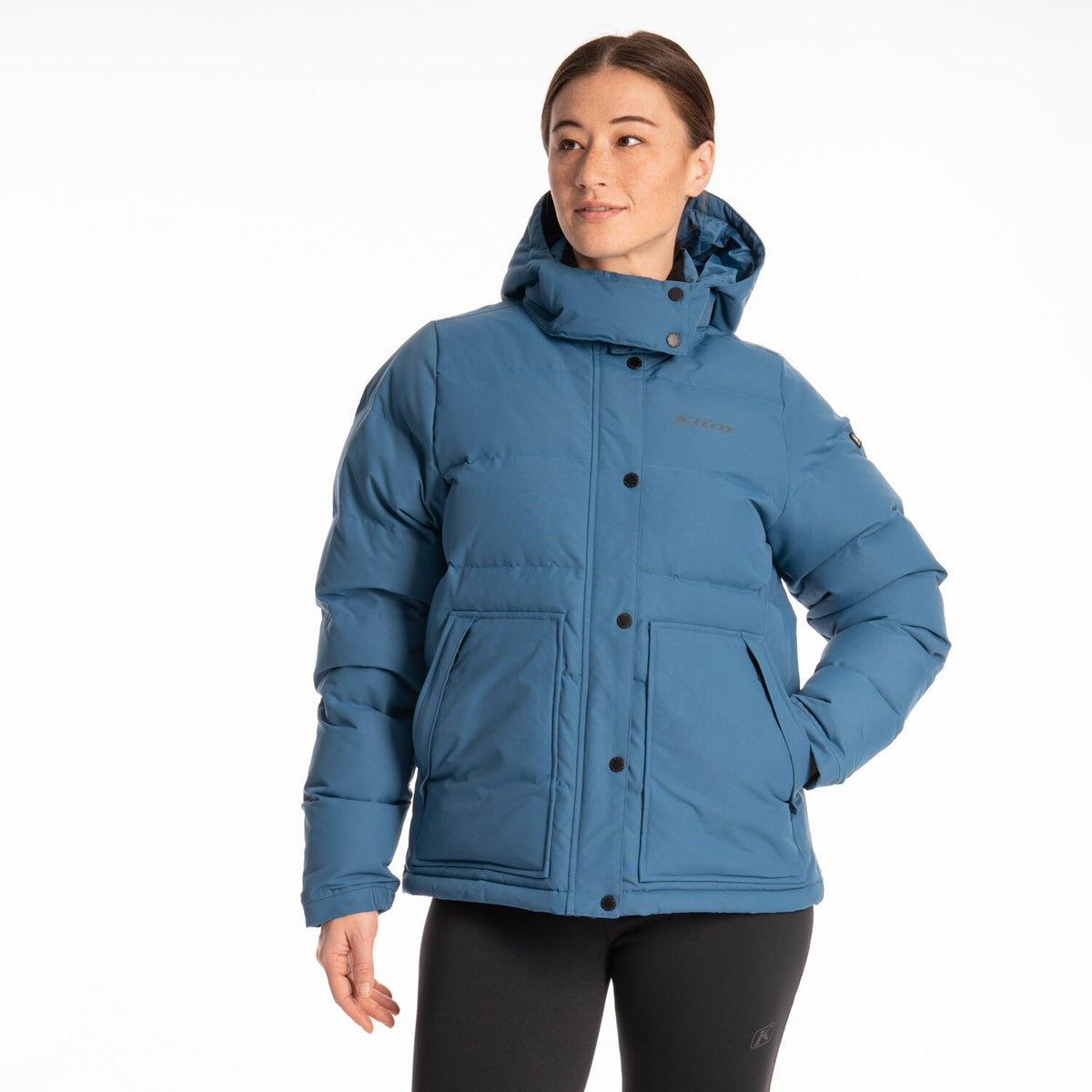 Klim Pine Haven Down Hooded Jacket - Dark Blue