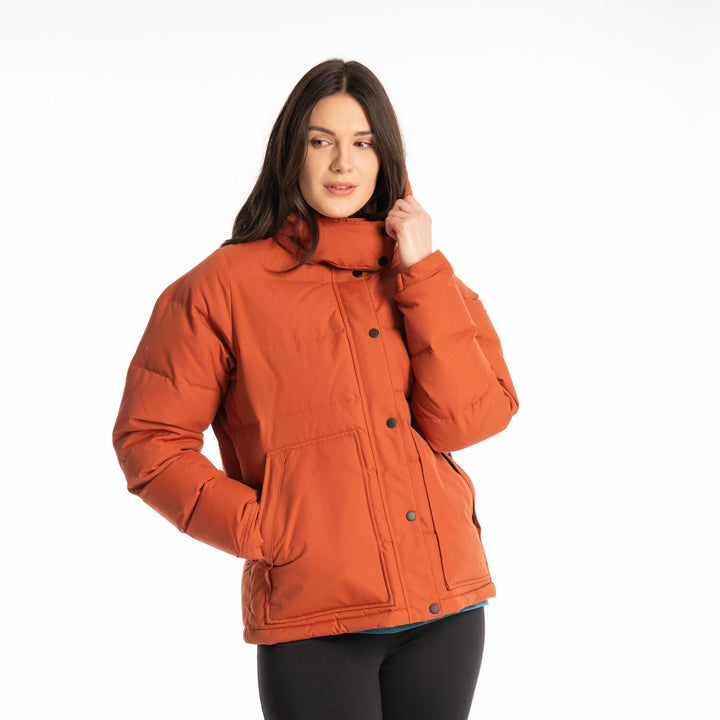 Klim Pine Haven Down Hooded Jacket - Picante