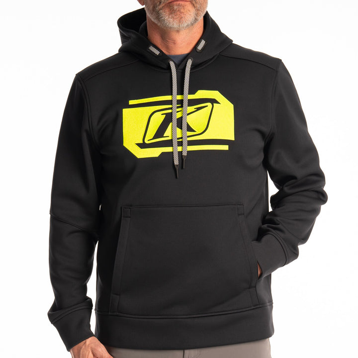 Klim Zone Pullover Hoodie - Black - Hi-Vis