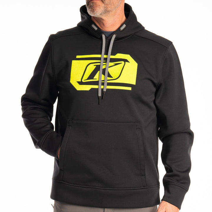 Klim Zone Pullover Hoodie - Black - Hi-Vis